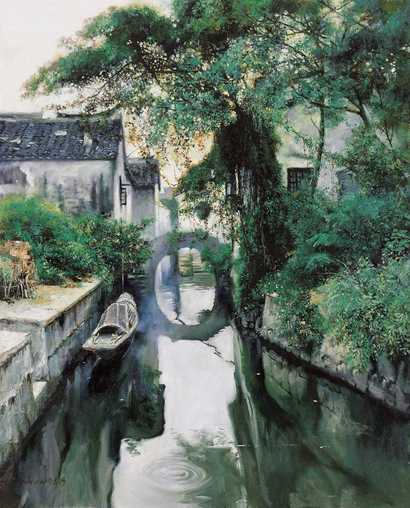 潘鸿海 水乡晨曦